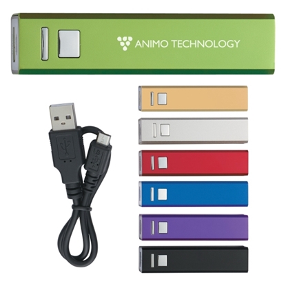 Show details for UL Listed 2200 mAh On-The-Go Portable Charger Promotional-2625UL