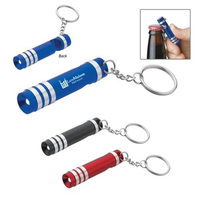 Show details for Versa Aluminum LED Key Light With Bottle Opener Promotional-139