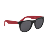 Youth Rubberized Sunglasses Red