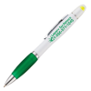 Brooke Pen Gel-Wax Highlighter Combo Pens White/Green Trim