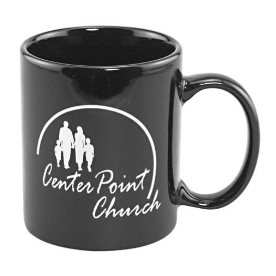 CM2000C Black Ceramic Coffee Mugs