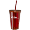 16 oz Insulated Acrylic Tumbler Red