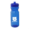 24 oz Translucent Sport Bottle-Blue