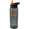 25 oz Tritan Sport Bottle - Smoke w/ Orange