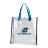 Clear Stadium Tote Bag-Navy Blue