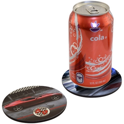 Show details for Full Color Round Cork Drink Coaster Promotional-CST400-E