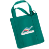 Non-Woven Tote Bag w/ Reinforced Handles - Full Color-Green