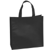 Textured Non Woven Tote Bag-Black