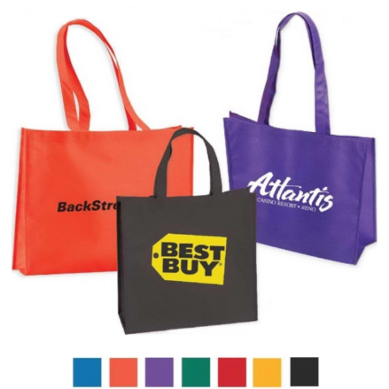 Non Woven Textured Tote Bag - Full Color