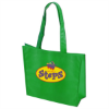 Non Woven Textured Tote Bag - Full Color-Green