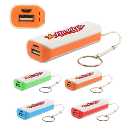 Show details for Power Bank 2200mAh with Keychain Promotional-PEY8600-E
