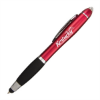 Stylus Pen with LED Flashlight Red