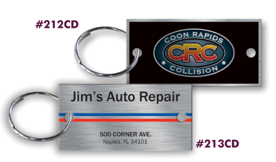Custom Automotive Repair Key Tag Giveaways