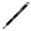 Tres-Chic Softy Stylus Pen Laser Engraved Metal Pen Black
