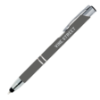 Tres-Chic Softy Stylus Pen Laser Engraved Metal Pen Gray