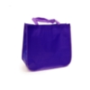 Large laminated Grocery Totes-Purple