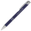 Tres-Chic Softy Pen - Laser Engraved Navy Blue