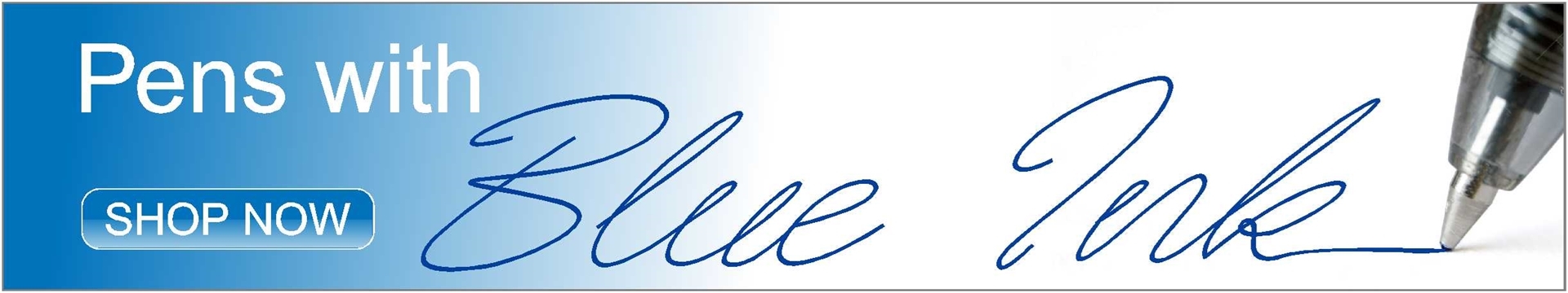 Pens with Blue Ink	