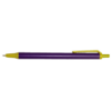 Orlando Pens Purple Barrel with Yellow Trim