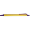 Orlando Pens Yellow Barrel with Purple Trim