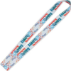 Picture of 3/4" Fine Print Lanyard - Good Value (R)