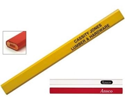 Show details for Red Graphite Carpenter Pencils Picture of Red Graphite Carpenter Pencils