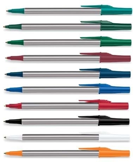 Picture of Paper Mate Write Bros Silver Barrel Pens
