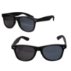 Rubberized Finish Fashion Sunglasses Black