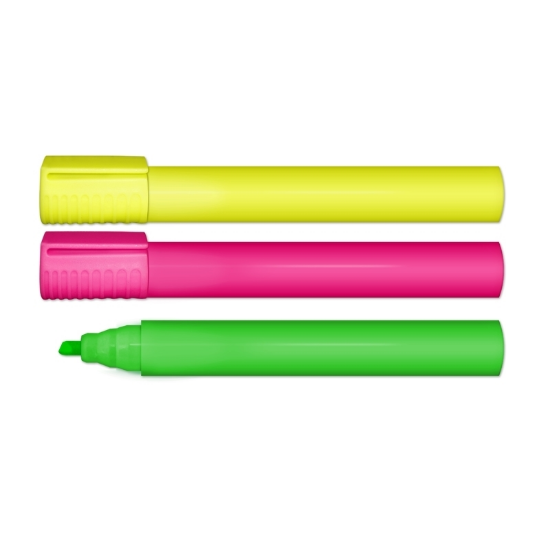 XL Jumbo 8" Highlighters - Full Color Decal