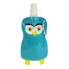 12oz. Paws N Claws Flat Bottles - Owl