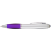 Vitoria Stylus Pens Silver/Purple Grip