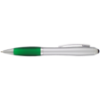 Vitoria Stylus Pens Silver/Green Grip