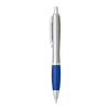 The Nash Ballpoint Pens Silver with Blue Grip