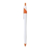 Cougar Ballpoint Pens White w/Orange Trim