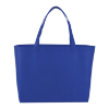 Big Boy Non-Woven Shopper Totes-Royal Blue