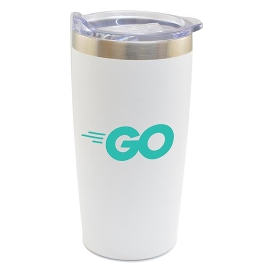 20 oz Vacuum Tumbler - 24 Hour Rush White