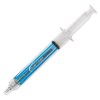 Blue Syringe Pens with Blue Ink