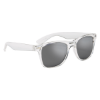 Crystalline Mirrored Malibu Sunglasses Silver