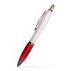 Red Basset III Pens - Full Color White/Red/Silver Trim