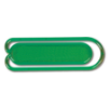 Standard Clippy Paper Clip Translucent Green