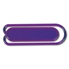 Standard Clippy Paper Clip Translucent Purple