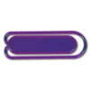 Standard Clippy Paper Clip Translucent Purple