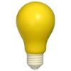 Light Bulb Stress Reliever Yellow