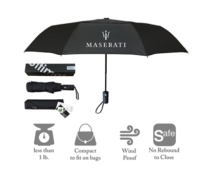 Executive Black Mini Folding Umbrella Executive Black Mini Folding Umbrella