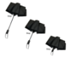Executive Black Mini Folding Umbrella
