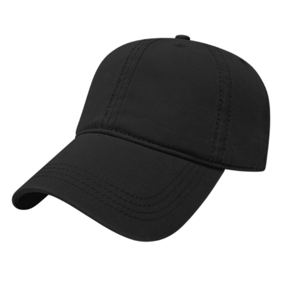 Black Relaxed Golf Cap