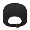 Black Relaxed Golf Cap Back