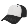 White/Black Relaxed Golf Cap