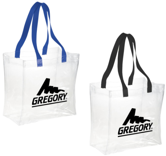 Custom Rally Clear Stadium Totes in bulk Save Your Ink