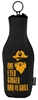 Koozie® Neoprene Zip-Up Bottle Kooler Black